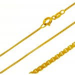 Argento Pozlacený stříbrný řetízek 15331 – Zboží Dáma