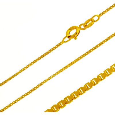 Argento Pozlacený stříbrný řetízek 15331 – Zboží Dáma