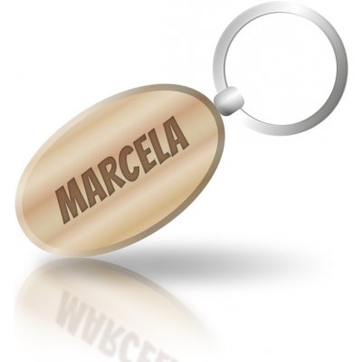 Přívěsek na klíče se jménem Marcela – Zboží Mobilmania