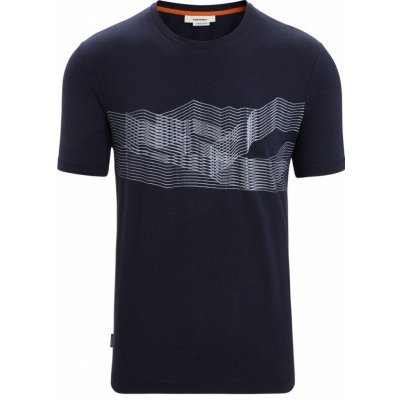 Icebreaker Mens Central Classic SS Tee Otter Paddle Black – Zboží Mobilmania