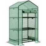 Aosom Outsunny s 3 policemi 69 x 49 x 125 cm zelená – Hledejceny.cz
