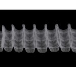 Prima-obchod Záclonovka šíře 75 mm tužkové řasení, barva transparent – Zboží Dáma