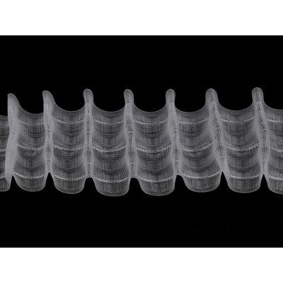 Prima-obchod Záclonovka šíře 75 mm tužkové řasení, barva transparent – Zboží Dáma
