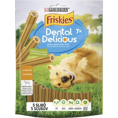 Purina Friskies Dental Fresh 3v1 180 g M pro psy od 12-25 kg – Zboží Mobilmania