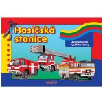 Hasičská stanice jednoduché papírové vystřihovánky – Hledejceny.cz