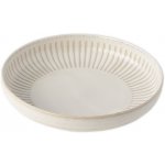 MIJ Jídelní talíř RIDGED ALABASTER 20,5 cm s vysokým okrajem – Zboží Dáma