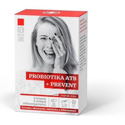 NIXX Red Health Care Probiotika ATB + Prevent 30 kapslí