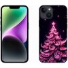 Pouzdro a kryt na mobilní telefon Apple mmCase Gelové iPhone 14 - neonový vánoční stromek 2