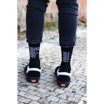 Ponožky na kolo Kolo je Láska Bad day černá