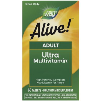Natures Way Alive! Adult Ultra Multivitamin 60 tablet – Hledejceny.cz