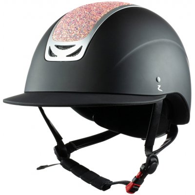 Horze třpytivá helma Apex Crystal Černo růžová – Hledejceny.cz