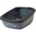 Nobby Savic toaleta s okrajem Aseo Jumbo Marble 67,5 x 48,5 x 29 cm – Zboží Dáma