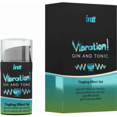 intt Vibration! Tingling Effect Gel Gin And Tonic 15 ml – Zboží Dáma