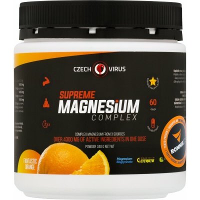 Czech Virus Supreme Magnesium Complex Orange 340 g – Hledejceny.cz