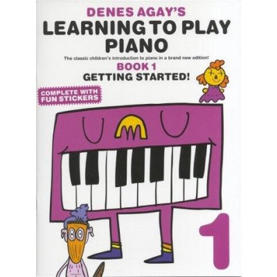 Denes Agay's Learning To Play Piano Book 1 Getting Started noty na klavír – Sleviste.cz