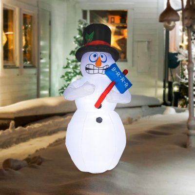 HI Vánoční dekorace Sněhulák 4 LED diody 180 cm – Hledejceny.cz