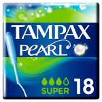 Tampax Pearl tampony s aplikátorem Super 18 ks – Zboží Mobilmania