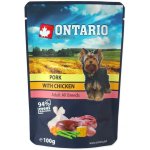 Ontario Adult vepřové s kuřecím ve vývaru 100 g – Sleviste.cz