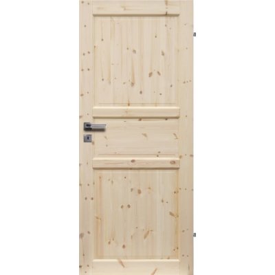 Normandia 80 P, 850 × 1985 mm, masivní dřevo, pravé, borovice, plné Z06305 – Sleviste.cz