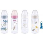 Nuk FC+ láhev s kontrolou teploty Žirafa růžová 300ml – Sleviste.cz