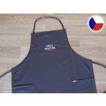 Povlečení Plus Zástěra pro muže s výšivkou šedá 72x100 GRILL MASTER HVĚZDY – Sleviste.cz