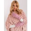 Italy Moda zimní rukavice s ozdobou -at-rk-23904.27-pink