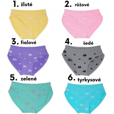 Greenice 6199 dívčí bezešvé kalhotky s kočičkou – Zboží Dáma