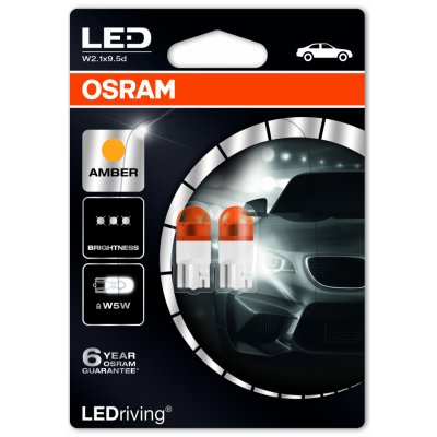 Osram LEDriving Premium 2855 YELLOW W5W W2,1x9,5d 12V 1W – Zbozi.Blesk.cz