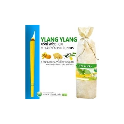 HOXI Ušní svíce s Ylang Ylang 10 ks