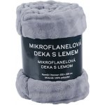 Vesna Deka Bublina mikroflanel šedá 150x200 – Zboží Dáma