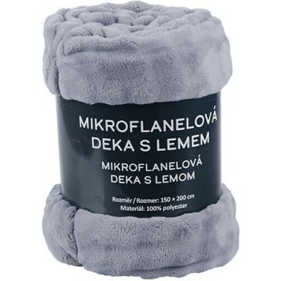 Vesna Deka Bublina mikroflanel šedá 150x200 – Zboží Dáma