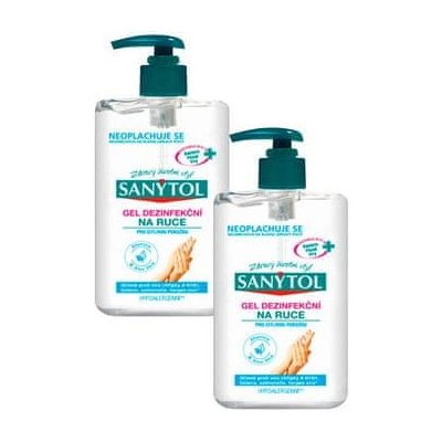 Sanytol dezinfekční gel sensitive 2x 250 ml