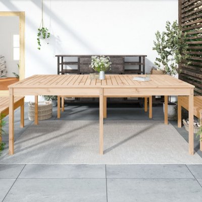 OMAXI 691127 Zahradní stůl 203,5 x 100 x 76 cm masivní borové dřevo – Hledejceny.cz