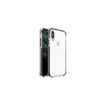 Pouzdro Spring Armor čiré TPU gelové odolné ochranné s barevným rámečkem iPhone SE 2020 / iPhone 8 / iPhone 7 , černé