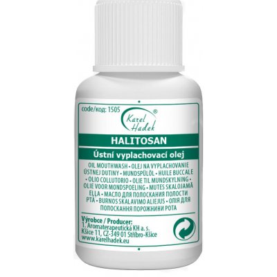 Karel Hadek Ústní vyplachovací olej HALITOSAN pro svěží dech 100 ml – Zboží Mobilmania