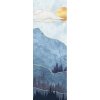 Tapety AG design FTNVL-3732 vliesová fototapeta Blue Mountain rozměry 90 x 270 cm