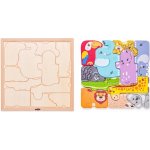 Woody Puzzle na desce Zvířátka – Zboží Dáma