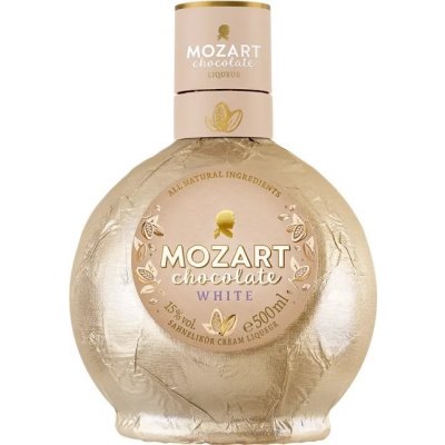 Mozart White Chocolate Strawberry 15% 0,5 l (holá láhev)