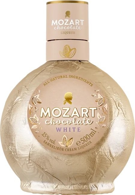 Mozart White Chocolate Strawberry 15% 0,5 l (holá láhev)