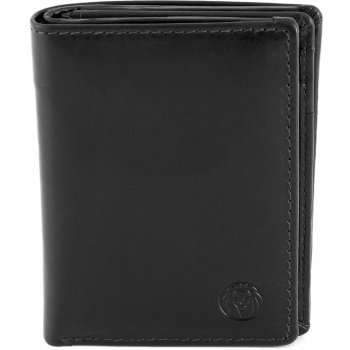 Lucleon Minimalistická černá kožená peněženka Jasper AE6 3 10193