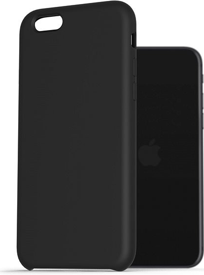 Pouzdro AlzaGuard Premium Liquid Silicone Case iPhone 7 / 8 / SE 2020 / SE 2022 černé