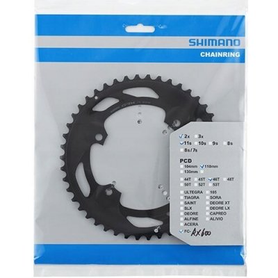 Shimano 46T FC-RX600-11 GRX ozubené kolo – Zboží Dáma