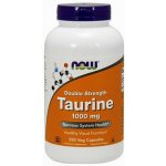 NOW Taurine Double strenght 1000 mg 250 kapslí – Hledejceny.cz