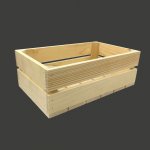 Amadea Dřevěná bedýnka z masivního dřeva 34 x 21 x 12 cm – Sleviste.cz