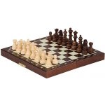 Drewmax GD368 - Šachy dřevěné z bukového dřeva 35x35cm – Zboží Dáma