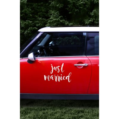 Dekorace na auto samolepky bílá – Zboží Dáma