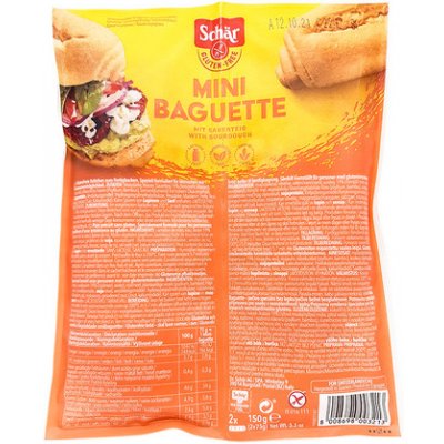 Schär Bagety mini na rozpečení 2 x 150 g – Zboží Dáma