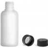 Lékovky Via plastová lahvička bílá s černým uzávěrem 50 ml
