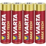 Varta Max Tech AAA 4ks VARTA-4703/4B – Hledejceny.cz