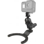 RAM MOUNTS RAM® sestava - základna na víčko nádrže s krátkým ramenem a zákl.pro uchycení kamery GoPro®